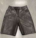 Bottega Desires Leather Shorts