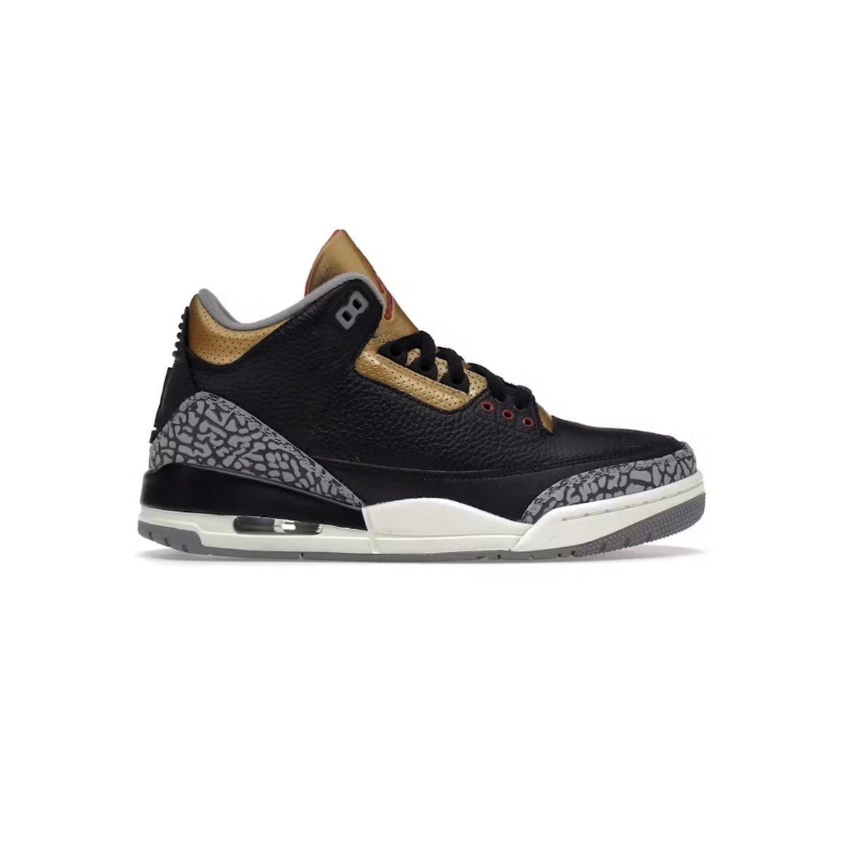 Jordan 3 ‘Black Cement Gold’ (Women’s)